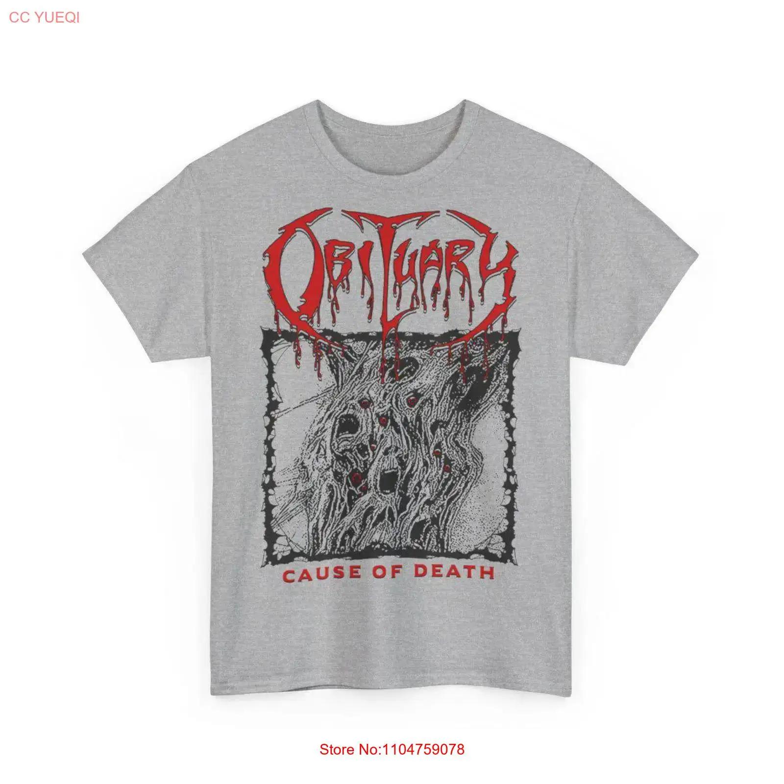 Vintage Fashion Obituaries - Kaos Desain Vintage OBITUARY Cause of