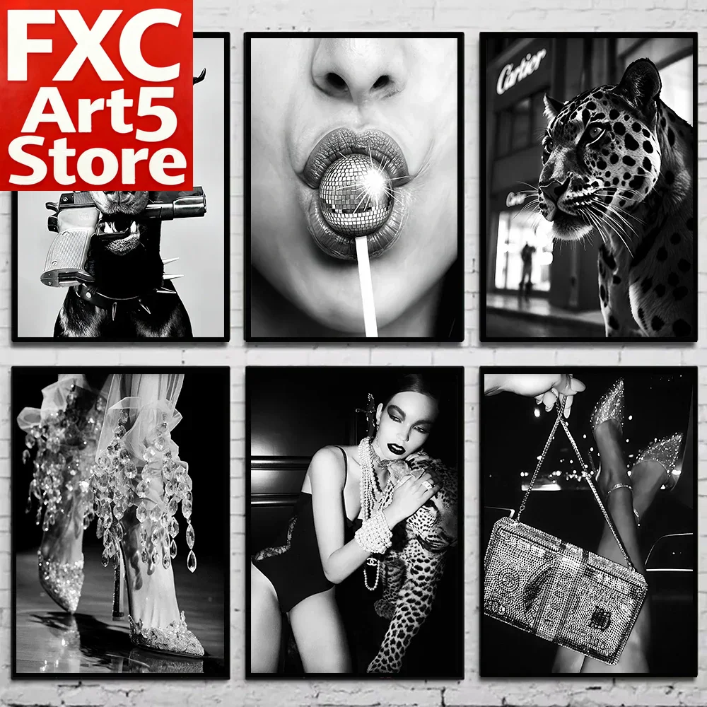 Vintage Fashion Photography - 1 Buah Poster Fotografi Antik Mode