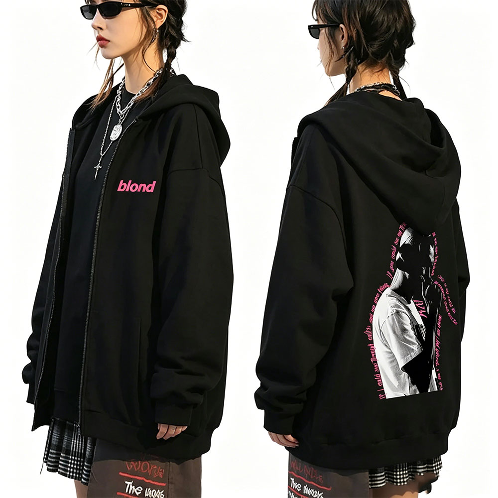 Vintage Fashion Pop Up - Hoodie Rapper Frank Fashion Oversized dengan