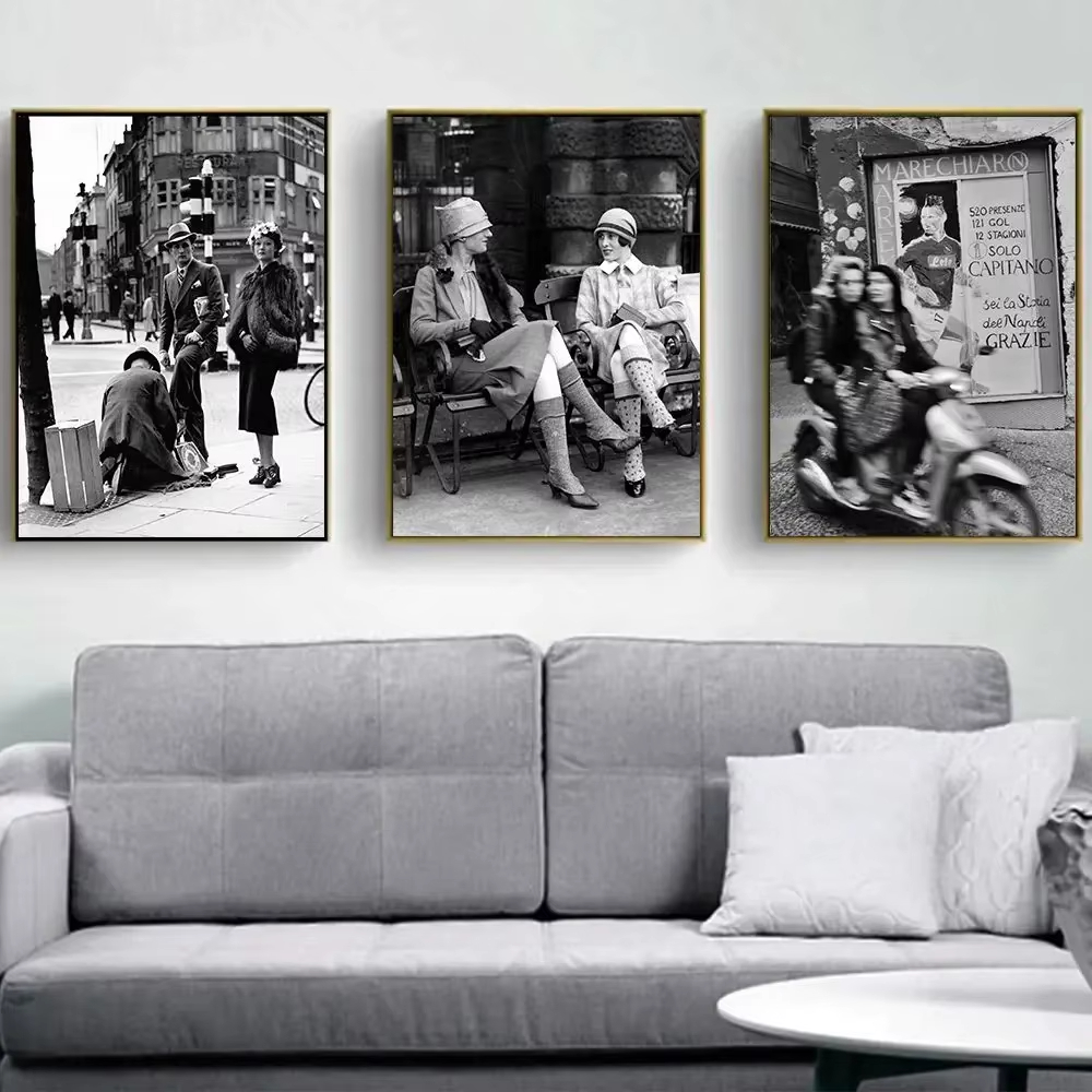 Vintage Fashion Photography - Mode Cetak Fotografi Vintage Hitam Putih