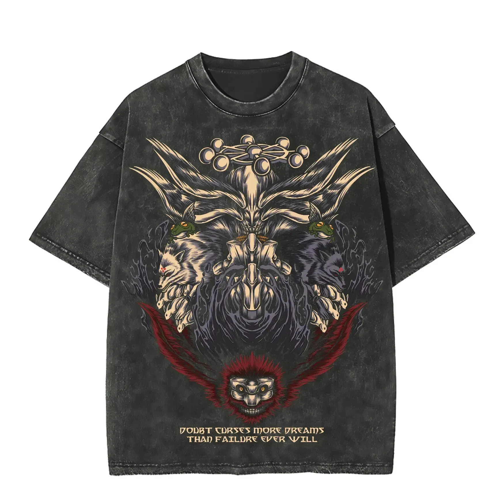 Vintage Fashion Wheel - Kaos Mahoraga Wheel Jujutsu Kaisen Divine