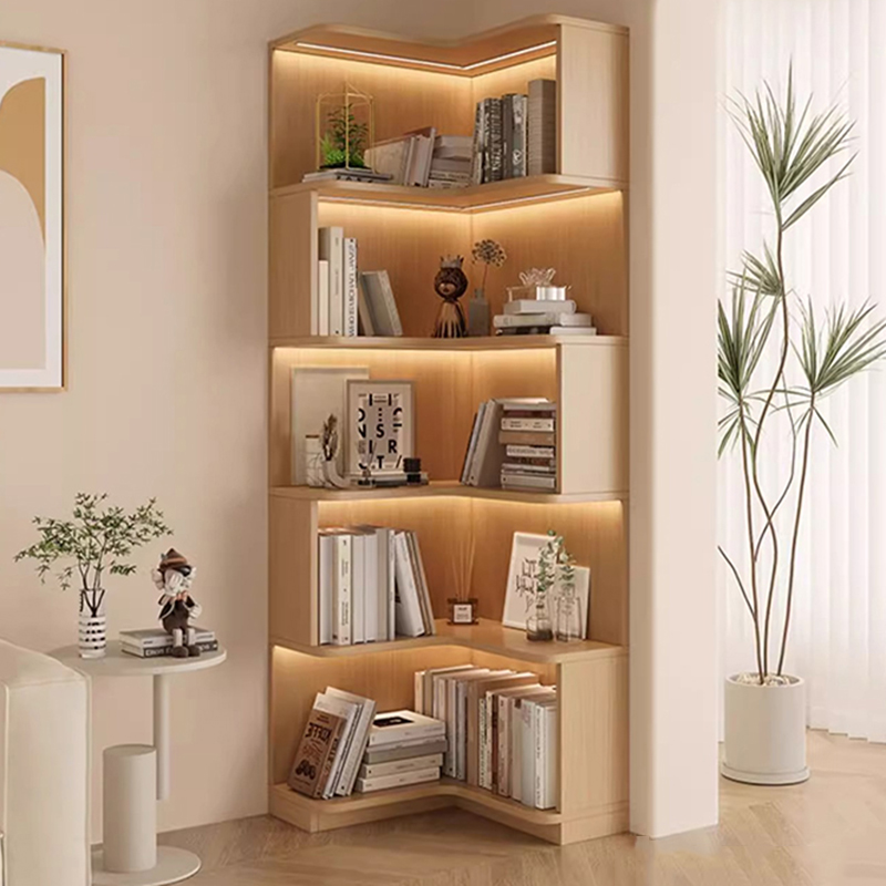 Vintage Fashion Library - Rak Buku Kayu Hemat Ruang Gaya