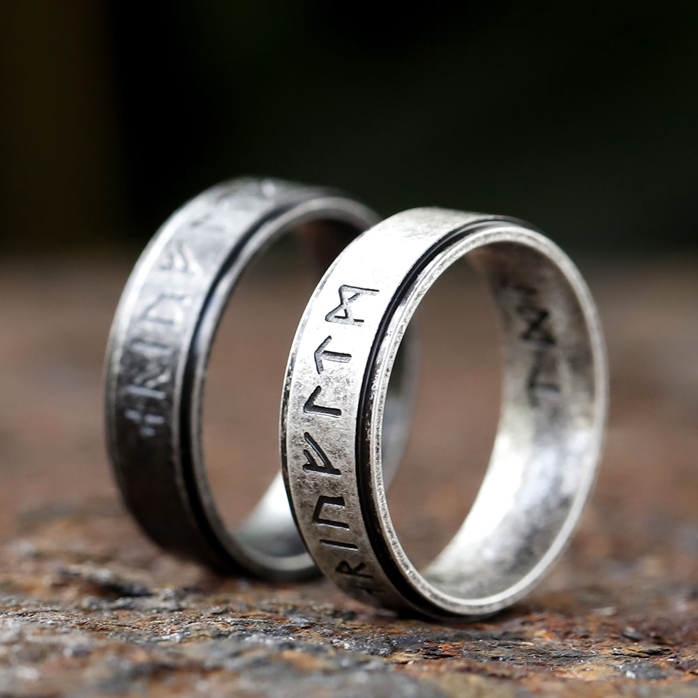 Vintage Fashion Guide - 2025 Cincin Rune Viking Baja Tahan