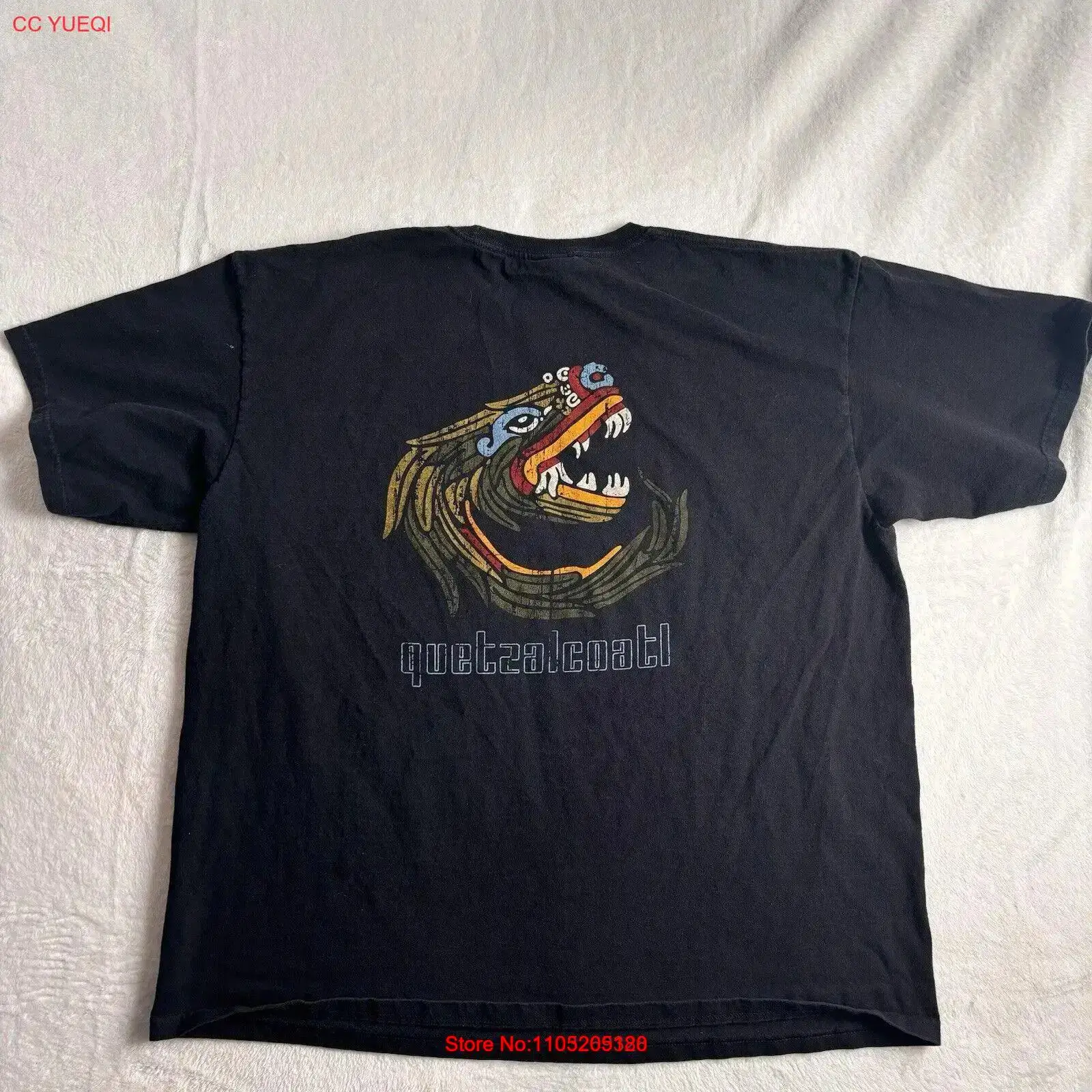 Vintage Yacht Fashion - Kaos Hitam VTG Yacht Club Quetzalcoatl