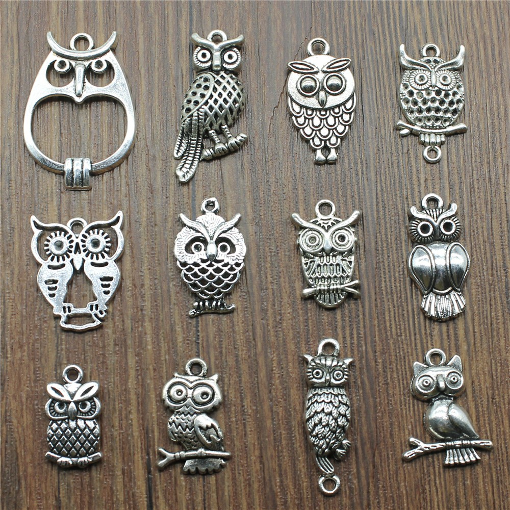Vintage Fashion Online - 10 Buah Jimat Burung Hantu Warna