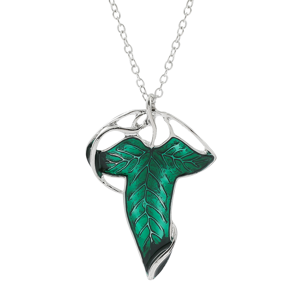 Vintage Fashion Online - Kalung Liontin Daun Hijau Vintage, Aksesori