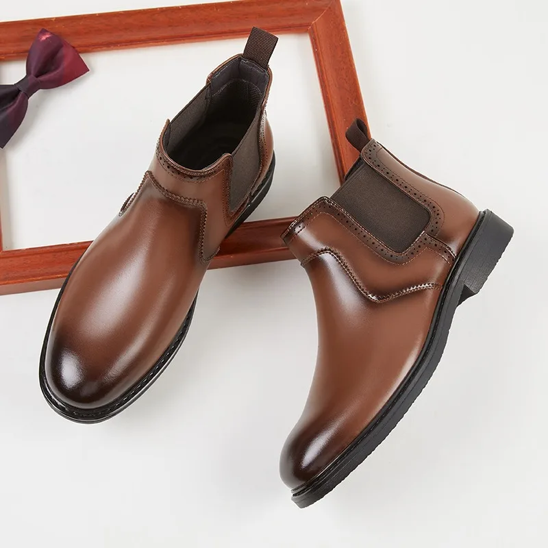 Vintage Fashion Style - Sepatu Oxford Kulit Pria Vintage Mewah