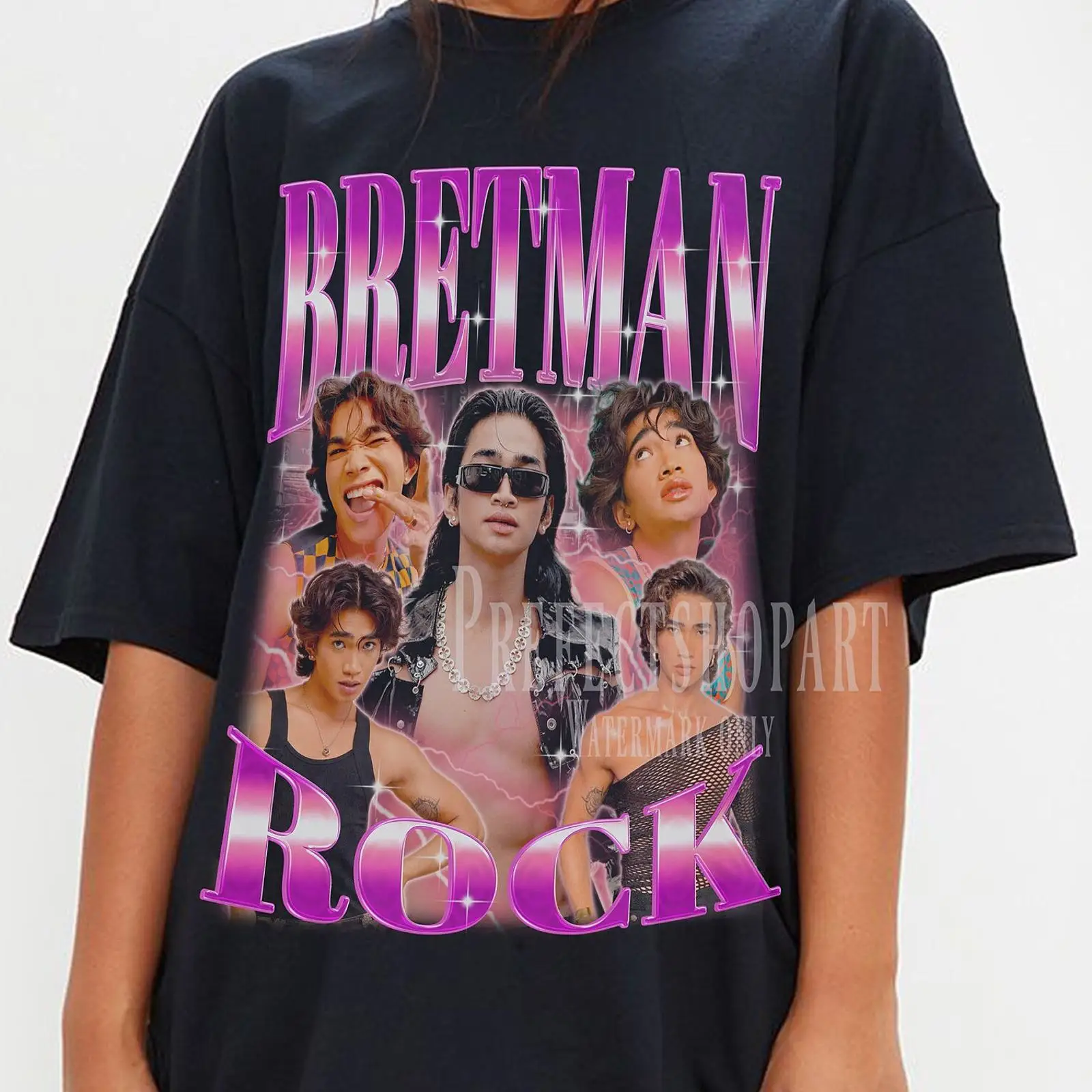 Vintage Fashion Influencers - Kaos Retro Bretman Rock Vintage Influencer