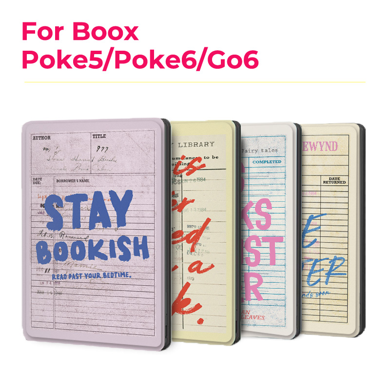Vintage Fashion Library - Casing Magnetik Murmelo untuk Boox Go6