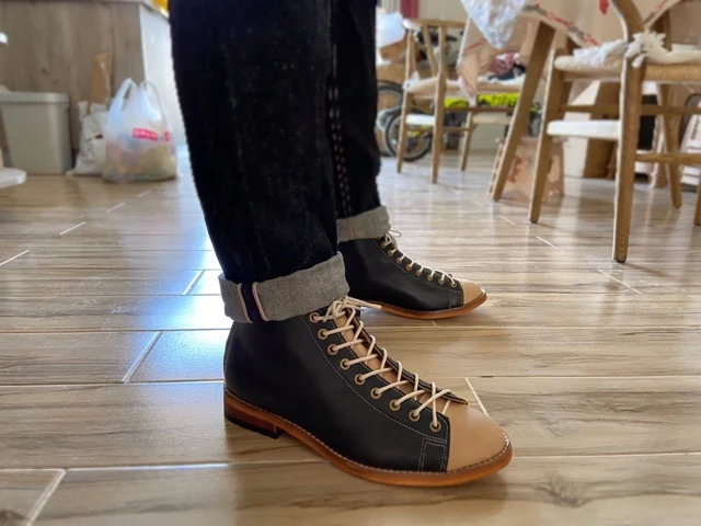 Vintage Fashion Style - Sepatu Bot Perkakas Tinggi Sepatu Bot