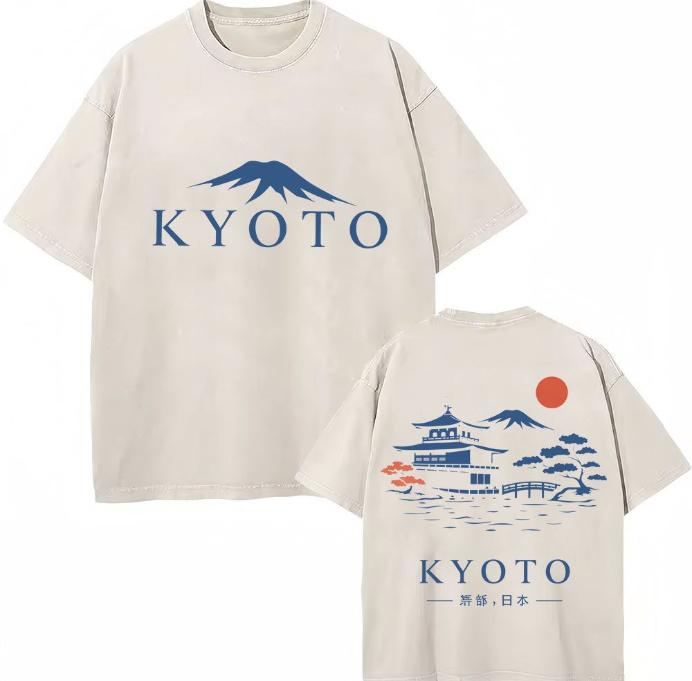Vintage Fashion Kyoto - Kaos Grafis Gaya Kyoto Jepang untuk