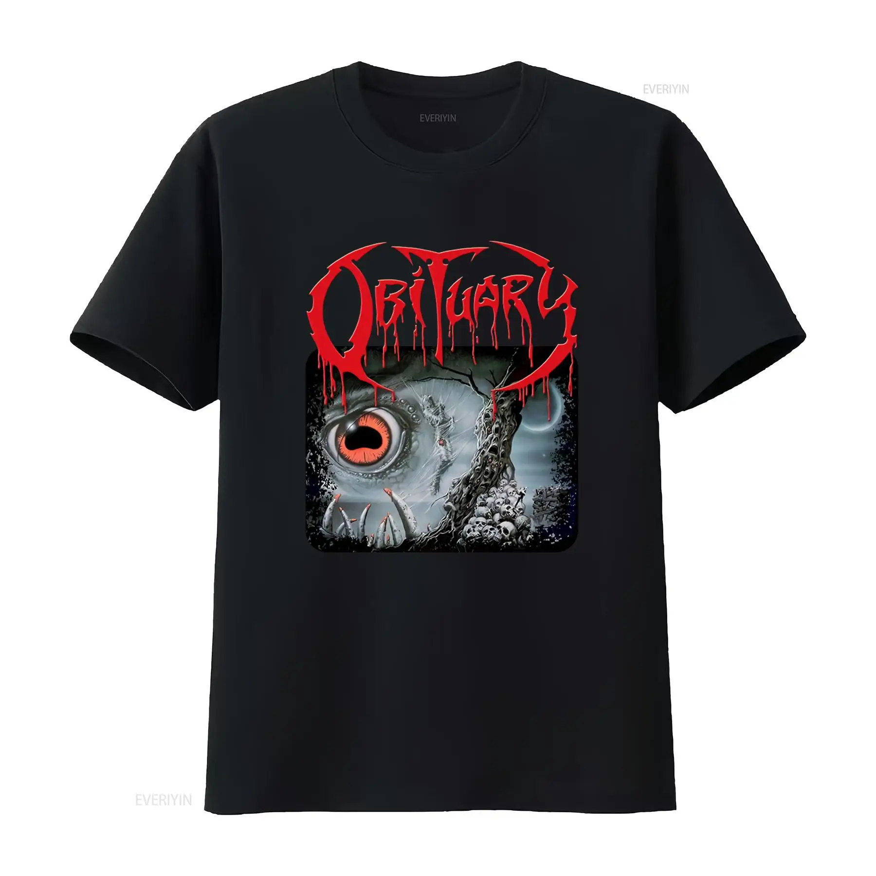 Vintage Fashion Obituaries - Kaos Dewasa Motif Horor Gotik Penyebab