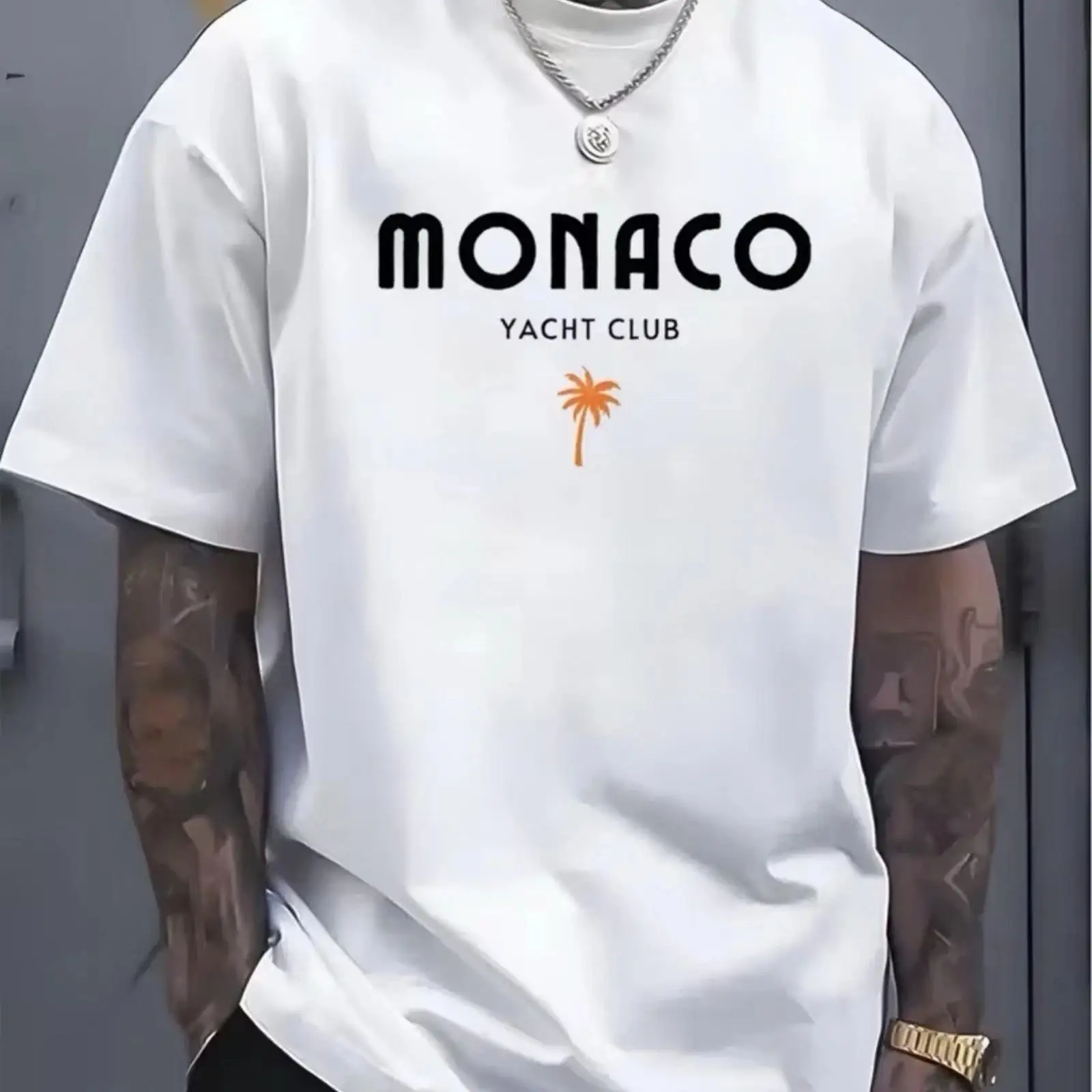 Vintage Yacht Fashion - Kaos Premium Monaco Yacht Club Kasual