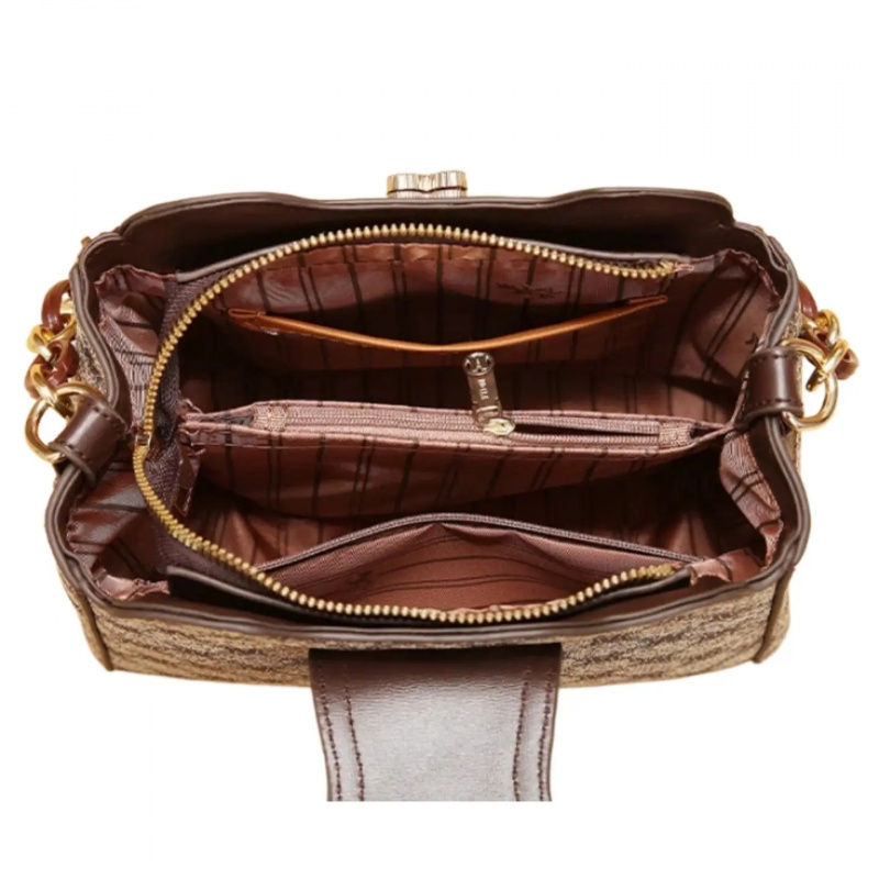 Tas selempang bermotif huruf v - Vintage Fashion Women ulasan dan harga