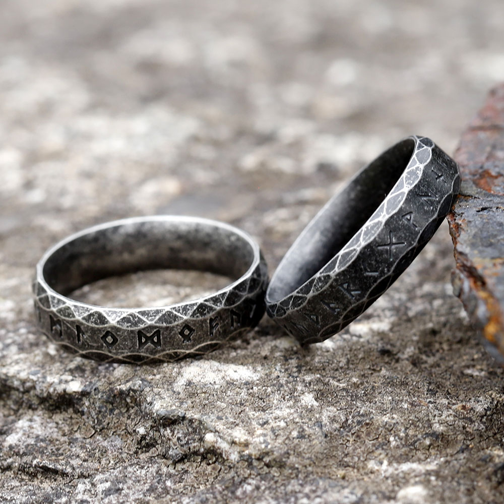Cincin baja tahan karat 6MM ba - Vintage Fashion Guide ulasan dan harga