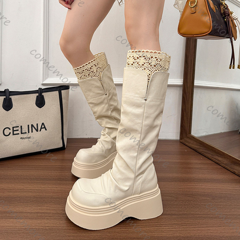 Sepatu Bot Tinggi Wanita Model - Vintage Fashion Style ulasan dan harga