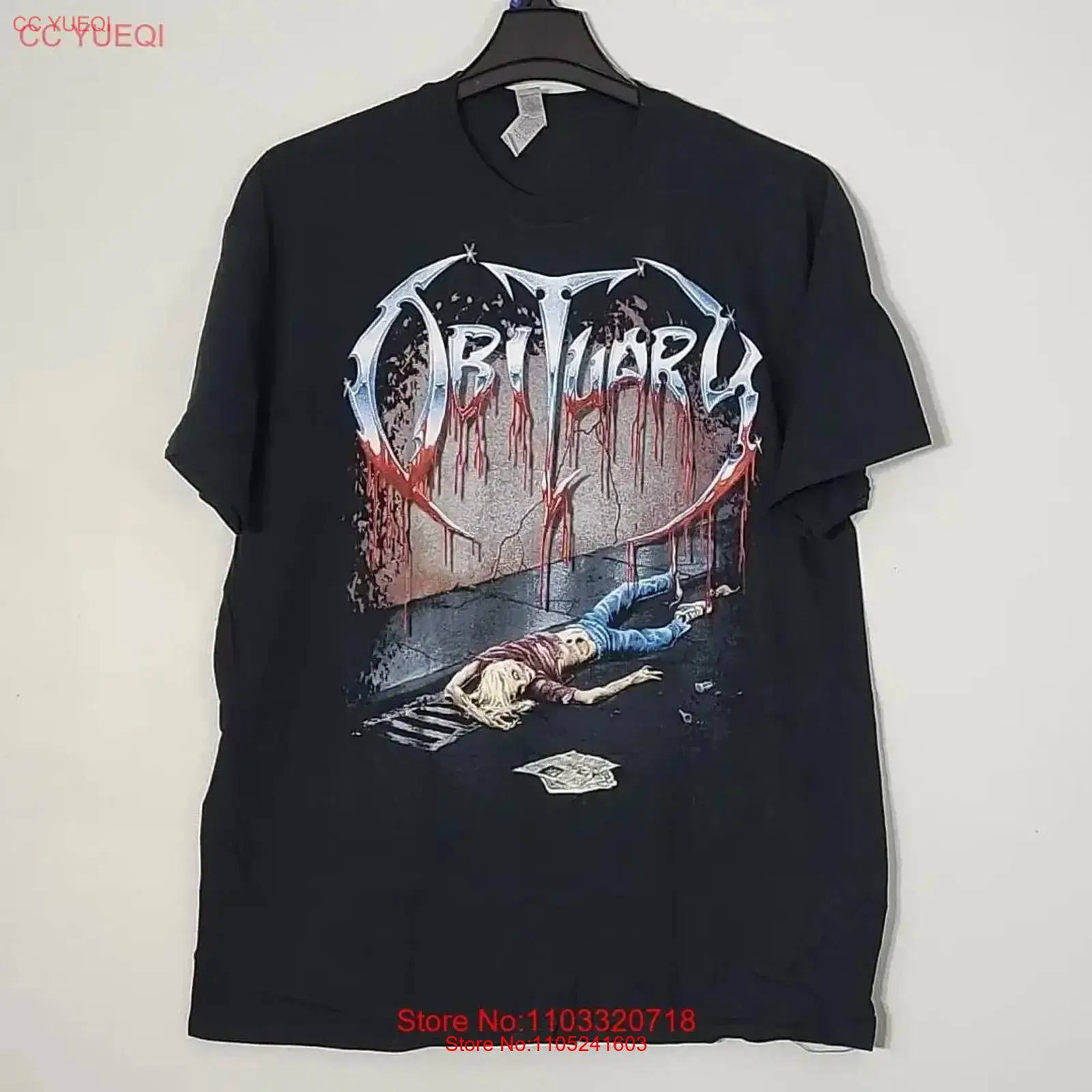 OBITUARY Slowly We Rot XL Kaos - Vintage Fashion Obituaries ulasan dan harga