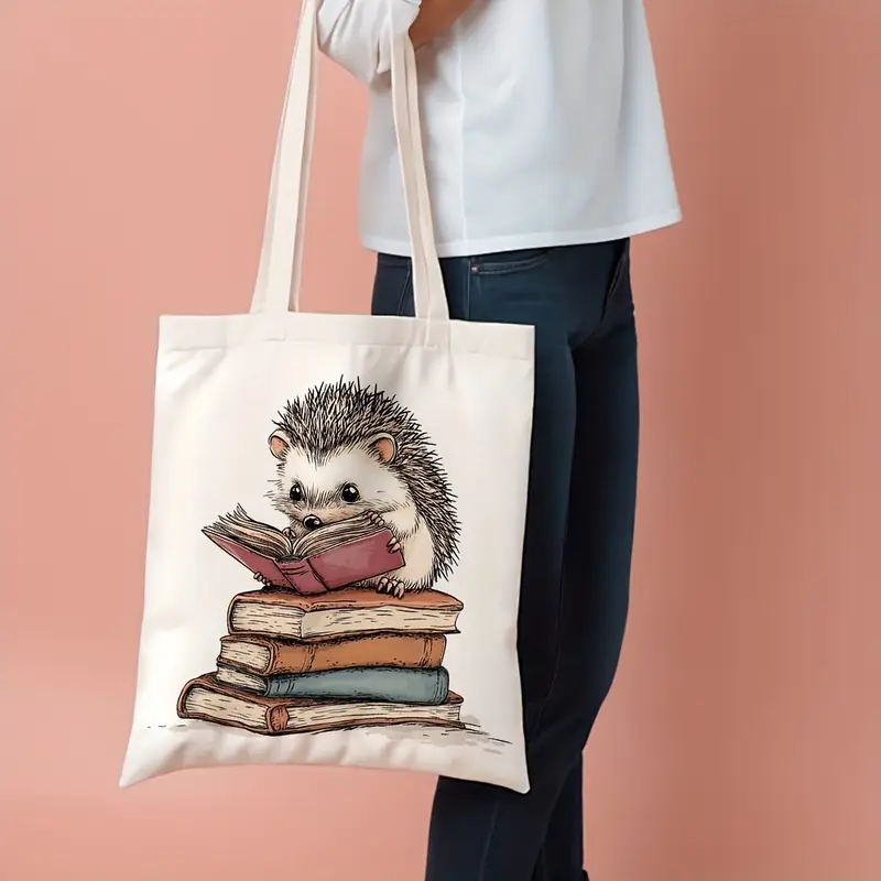 Tas Kanvas Grafis Kartun Landa - Vintage Fashion Library ulasan dan harga