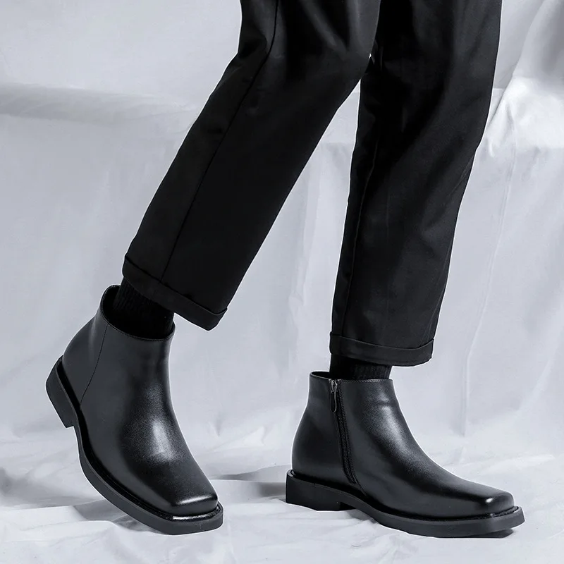 Sepatu Kulit Kasual Pria Fashi - Vintage Fashion Online ulasan dan harga