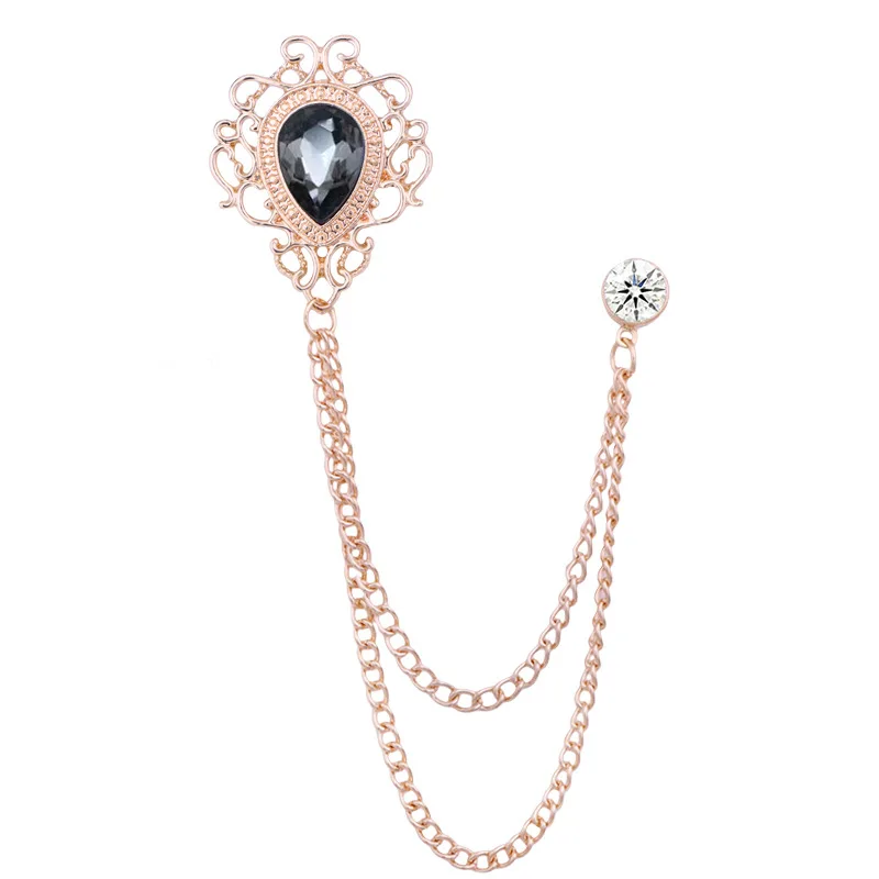 Pin Kerah Kristal Berlian Imit - Vintage Fashion Women ulasan dan harga