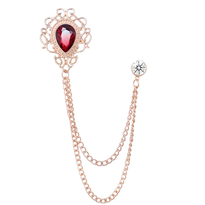 Pin Kerah Kristal Berlian Imit - Vintage Fashion Women ulasan dan harga