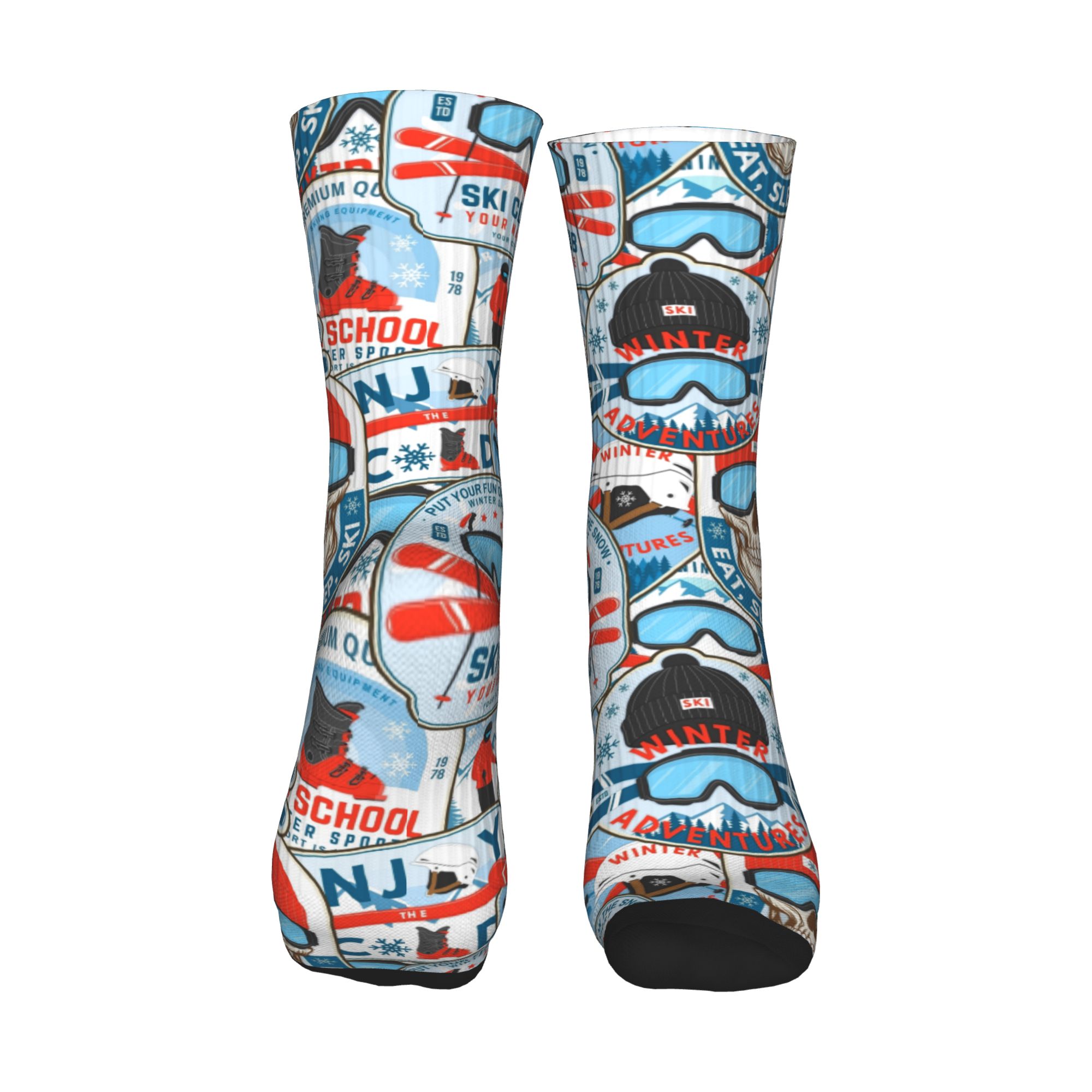 Kaus Kaki Cetak Tanpa Jahitan  - Vintage Fashion Club ulasan dan harga