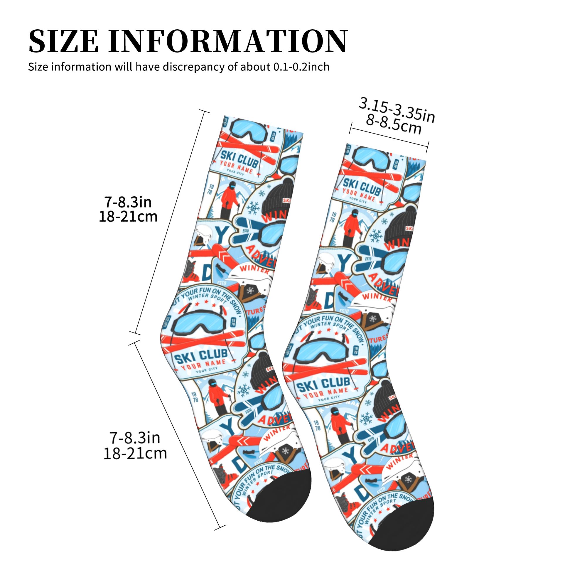 Kaus Kaki Cetak Tanpa Jahitan  - Vintage Fashion Club ulasan dan harga