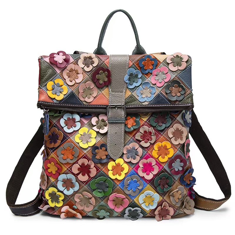 Tas Ransel Kulit Asli Wanita V - Vintage Fashion Women ulasan dan harga