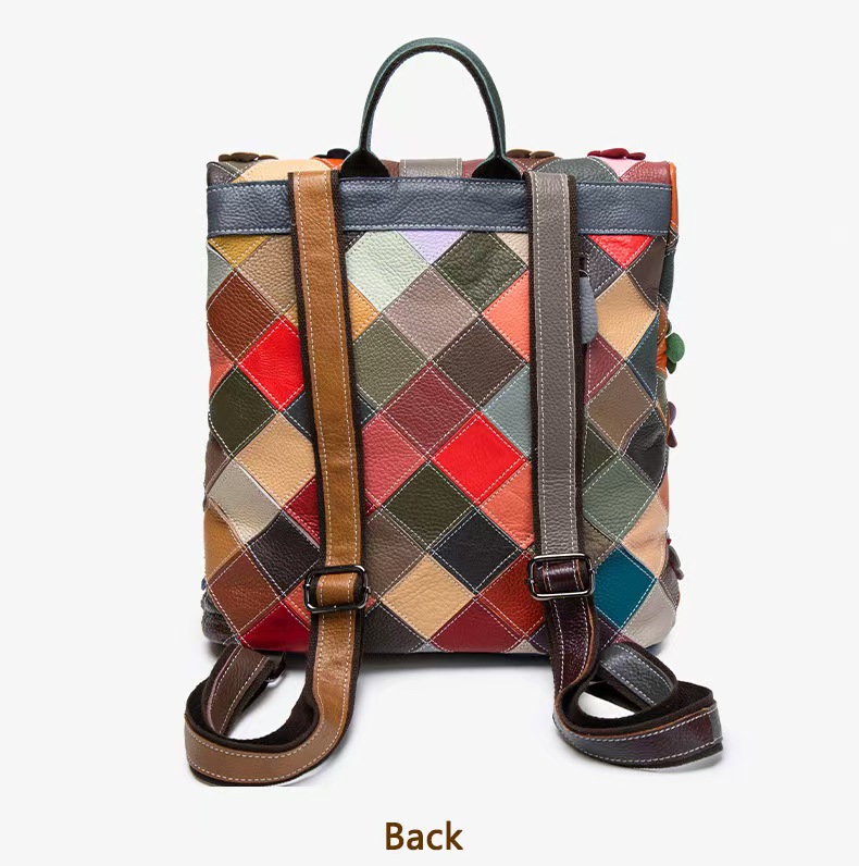 Tas Ransel Kulit Asli Wanita V - Vintage Fashion Women ulasan dan harga