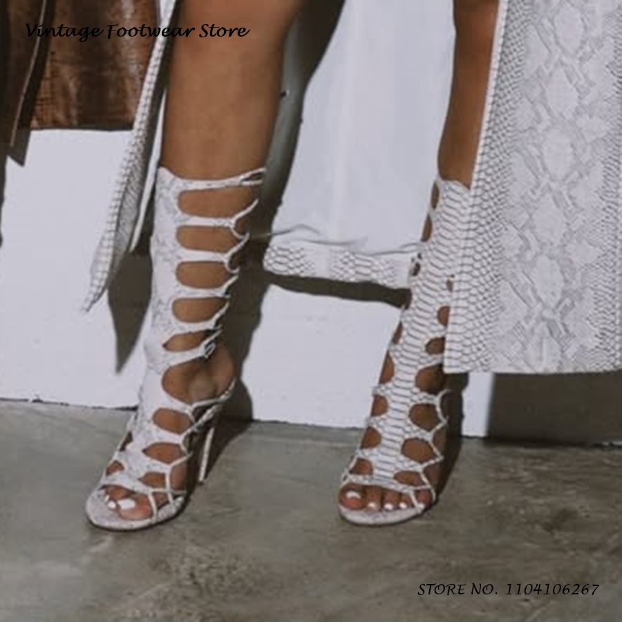 Sandal Gladiator Model Python  - Vintage Fashion Dress ulasan dan harga