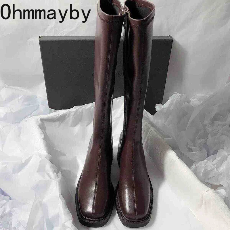 Sepatu bot hak tebal wanita, s - Vintage Fashion Style ulasan dan harga
