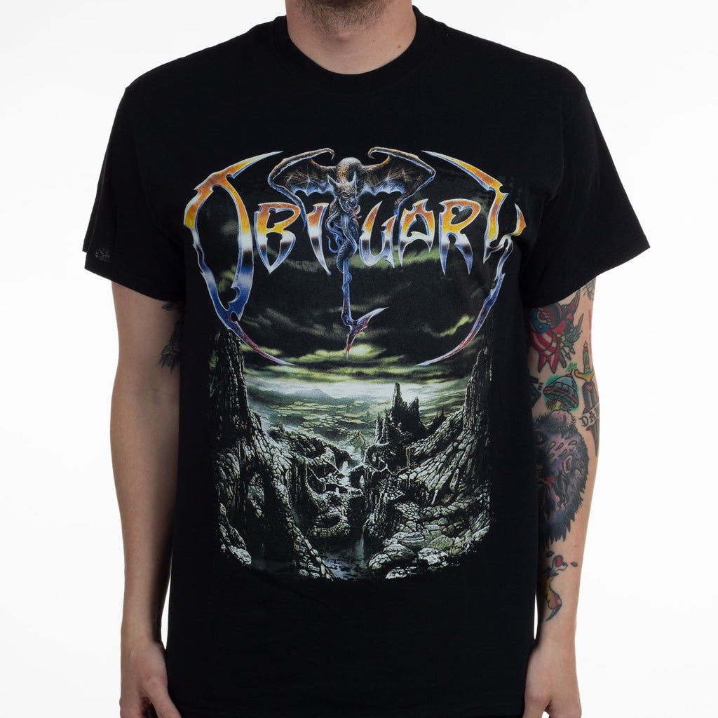 Kaus Katun Grafis Fit Obituary - Vintage Fashion Obituaries ulasan dan harga