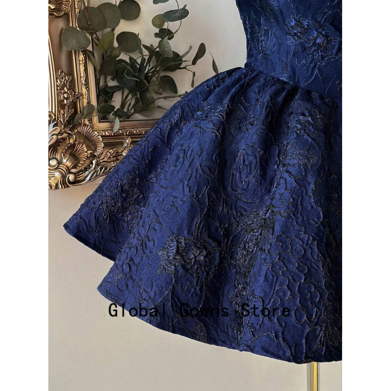 Gaun Prom Halter Vintage Biru  - Vintage Fashion Hong Kong ulasan dan harga