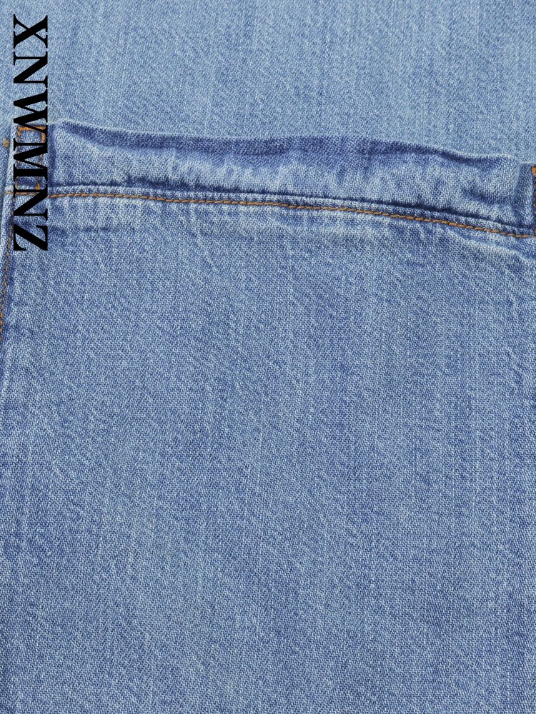 XNWMNZ 2026 Pakaian Luar Denim - Vintage Fashion Club ulasan dan harga