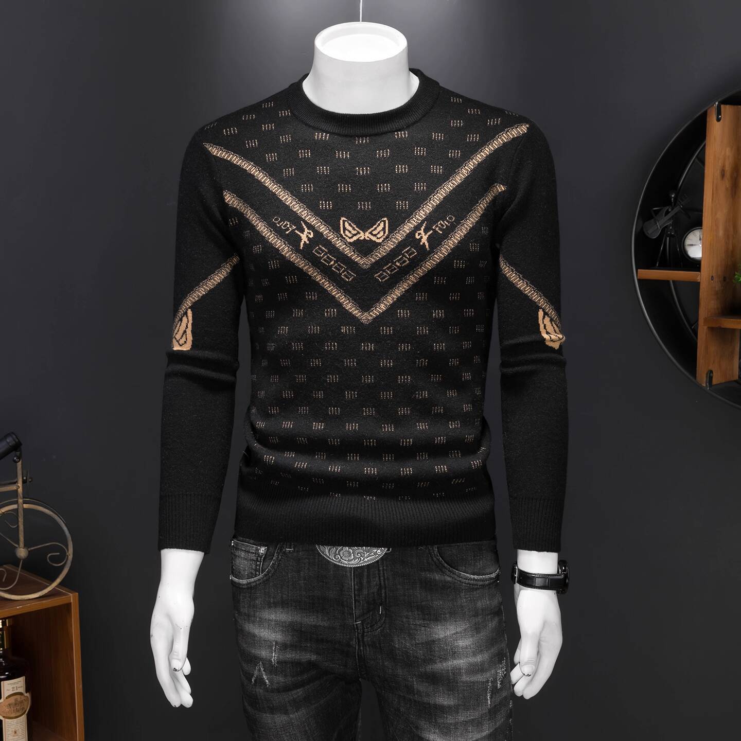 Sweater Fashion Vintage Pria M - Vintage Fashion Club ulasan dan harga