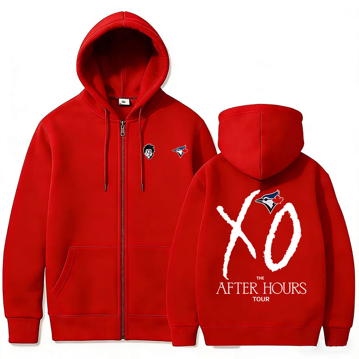 Hoodie Zipper Rapper The Weekn - Vintage Fashion Pop Up ulasan dan harga