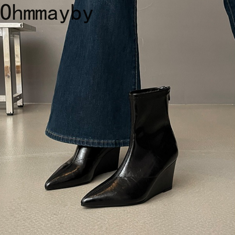 Sepatu Bot Wanita Musim Gugur  - Vintage Fashion Style ulasan dan harga
