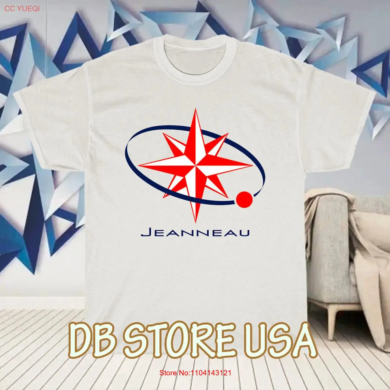 Kaus Logo Kapal Layar Jeanneau - Vintage Yacht Fashion ulasan dan harga