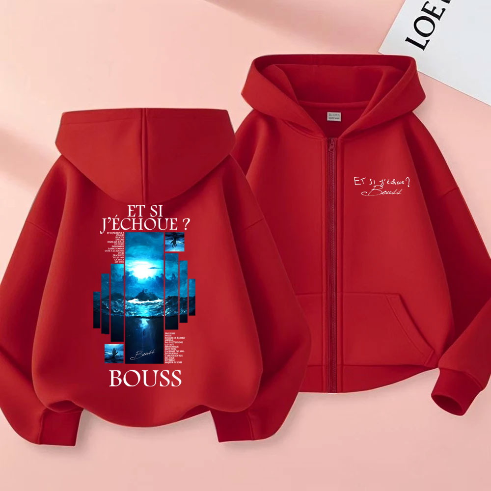 Hoodie Zipper Album Rapper Bou - Vintage Fashion Pop Up ulasan dan harga