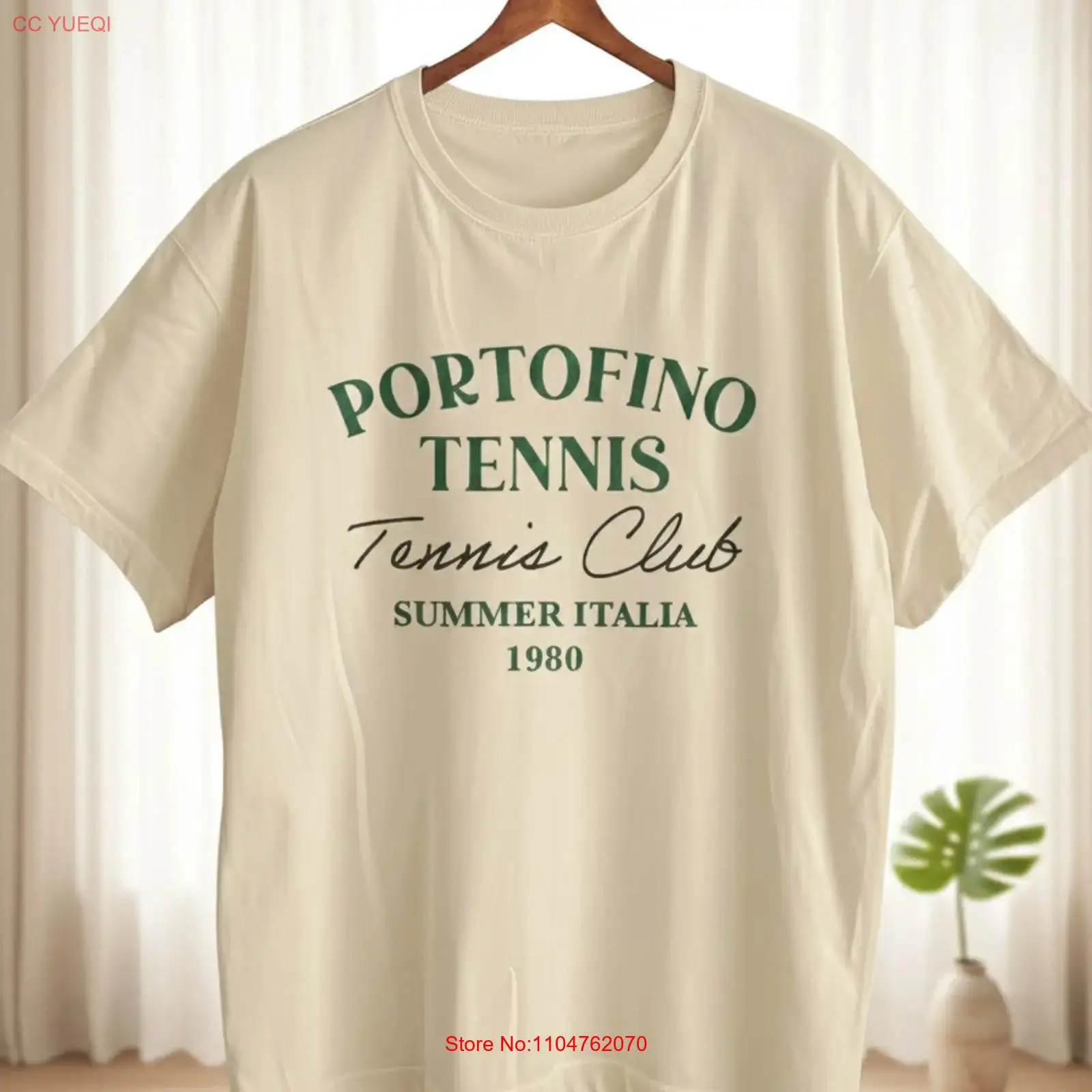 Kaus Klub Tenis Portofino Vint - Vintage Fashion Club ulasan dan harga