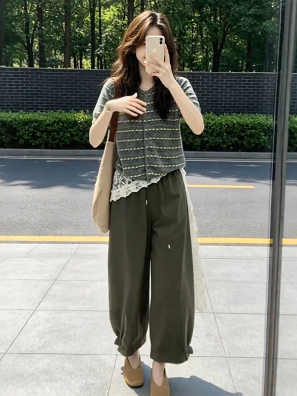Celana Renda Atasan Bunga Kanc - Vintage Fashion Hong Kong ulasan dan harga