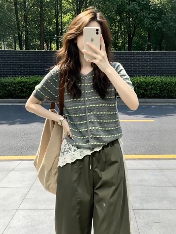 Celana Renda Atasan Bunga Kanc - Vintage Fashion Hong Kong ulasan dan harga