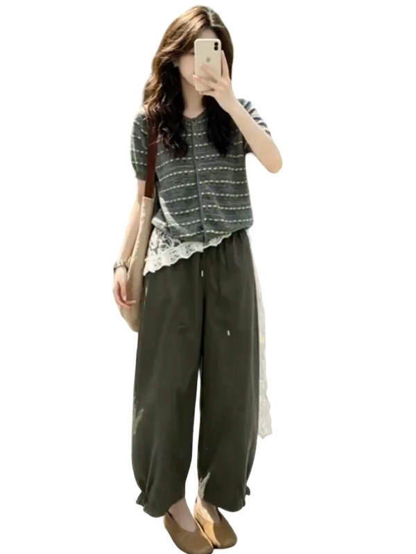 Celana Renda Atasan Bunga Kanc - Vintage Fashion Hong Kong ulasan dan harga