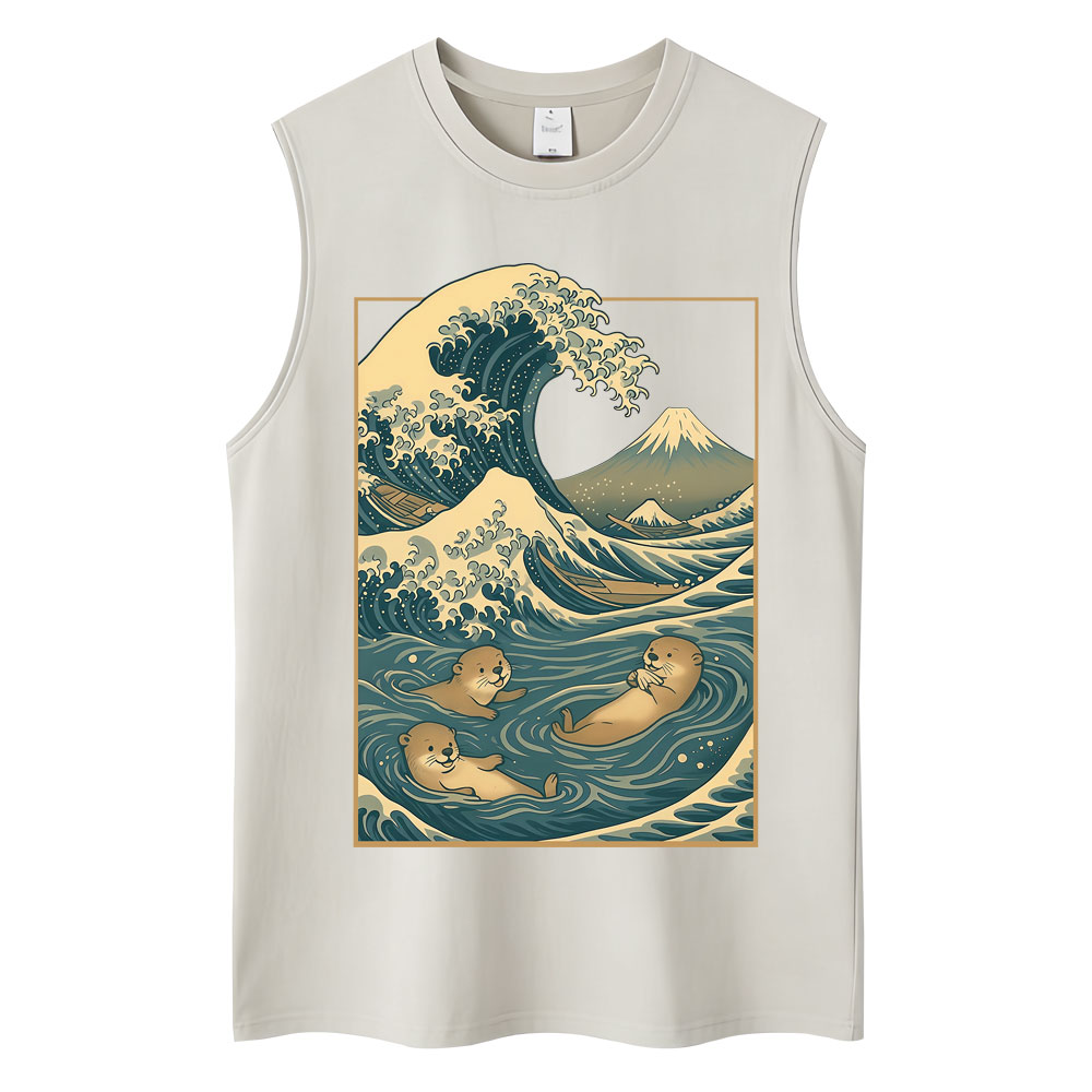 Tank Top Grafis Kyoto Gaya Jep - Vintage Fashion Kyoto ulasan dan harga