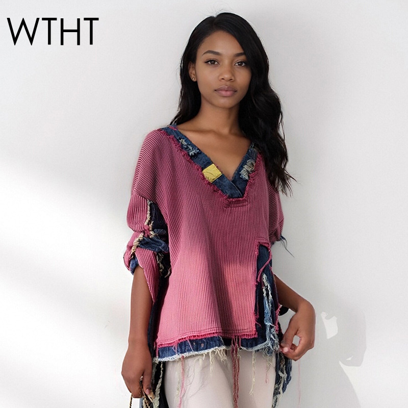 WTHT Fashion Sweater Vintage D - Vintage Fashion Influencers ulasan dan harga