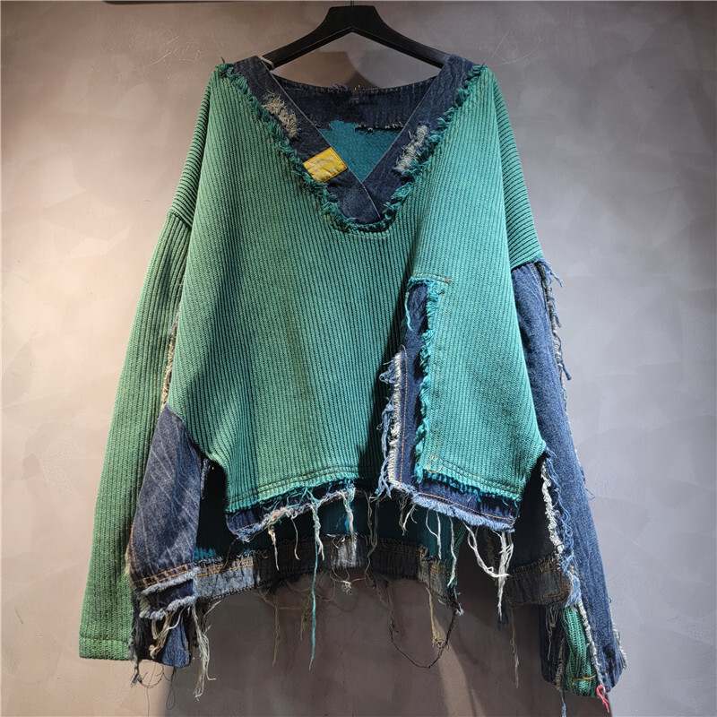 WTHT Fashion Sweater Vintage D - Vintage Fashion Influencers ulasan dan harga