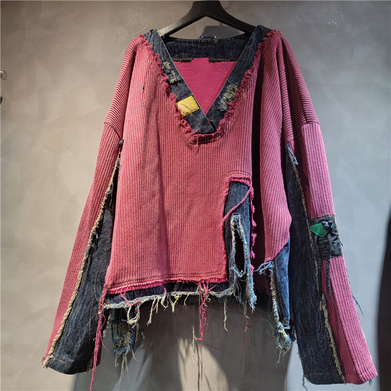 WTHT Fashion Sweater Vintage D - Vintage Fashion Influencers ulasan dan harga