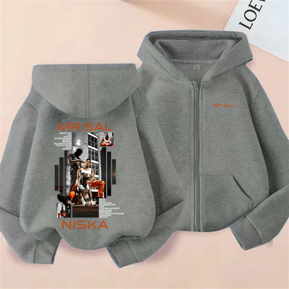 Hoodie Zipper Merch Album Rapp - Vintage Fashion Pop Up ulasan dan harga