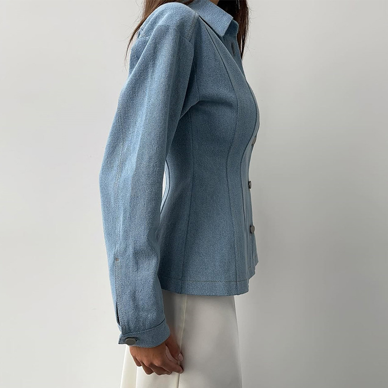 Kemeja Denim Vintage KT untuk  - Vintage Fashion Women ulasan dan harga