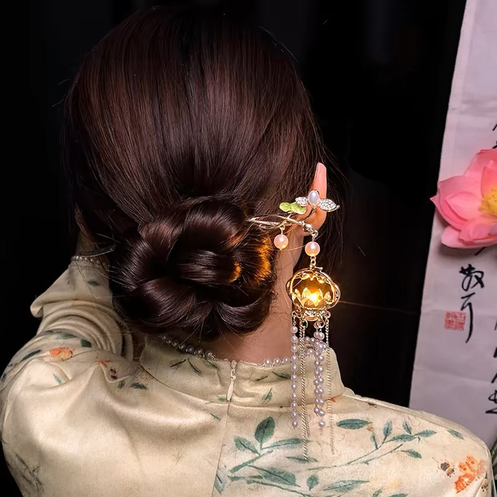 Jepit Rambut Bunga Bercahaya u - Vintage Fashion Style ulasan dan harga